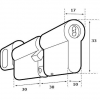 DIMESNIES ABLOY PROTEC KNOPCILINDER - INBOORBEVEILIGD 30/30