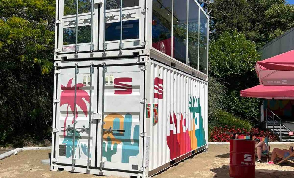 Conteneur vitré 20FT - Walibi 