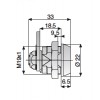 Afmetingen Abloy Camslot CL103