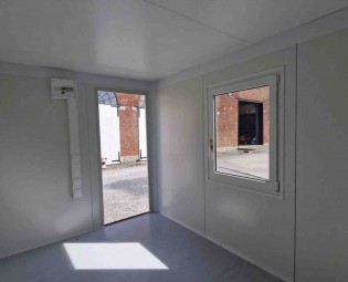 NEUE BÜROCONTAINER 20FT GRAU - RAL 7035