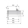 Afmetingen Abloy cilinder CL290N