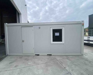 NEUE BÜROCONTAINER 20FT GRAU - RAL 7035 (TRANSPACK)