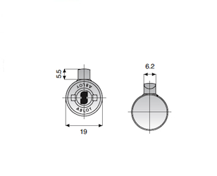 Afmetingen Abloy cilinder CL290N