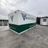 6x3m_van de walle_bureelcontainer met logo