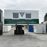 6x3m_van de walle_bureelcontainer met logo