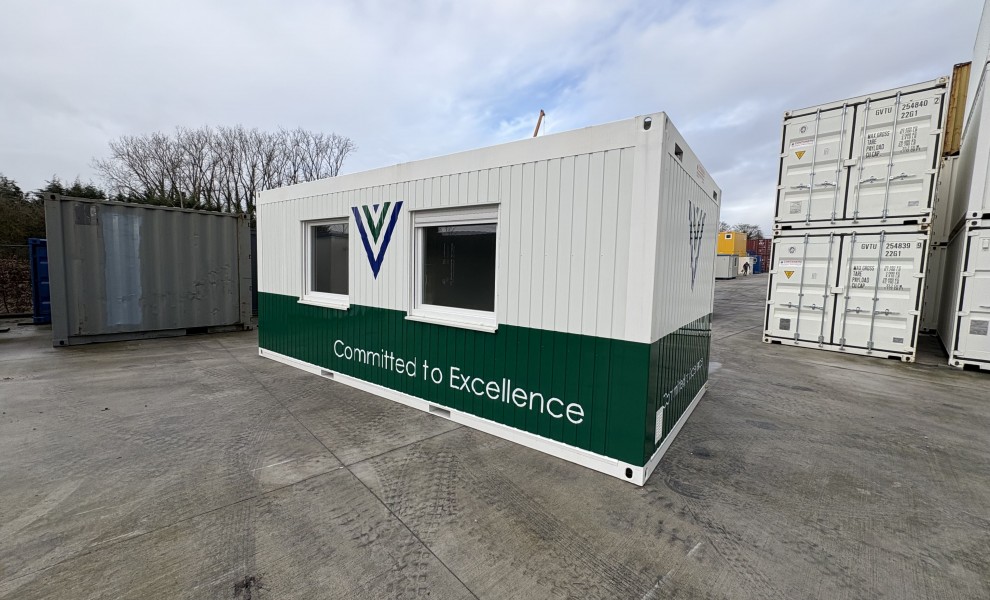 6x3m_van de walle_bureelcontainer met logo