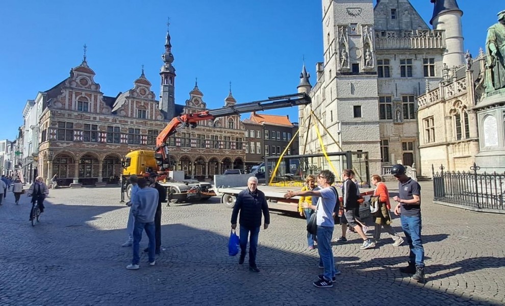 Conteneur vitré 20ft