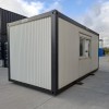Tweedehands bureelcontainer 6x3m met zwart kader