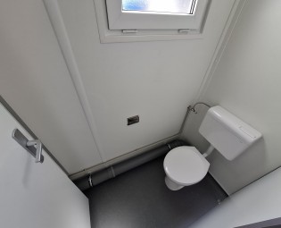 NEW 10FT SANITARY CONTAINER WITH 2 TOILETS - CLASSIC LINE